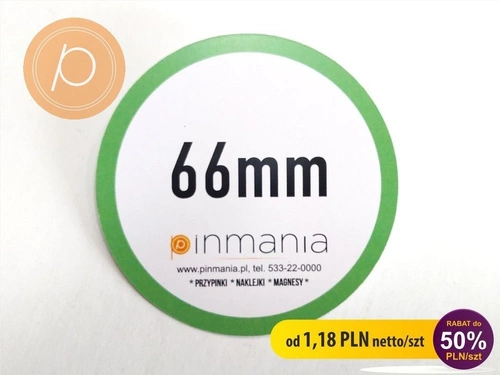 Eco friendly badge - 66mm